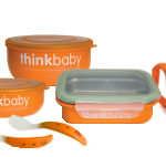 BPA Free Think Baby Stainless Steel feeding set BPA Free Think Baby Stainless Steel feeding set