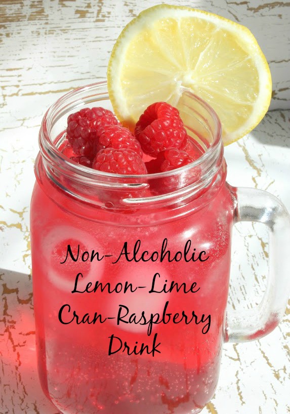 Lemon Raspberry Beverage Valentine’s Day Lemon-Lime Cran-Raspberry Drink