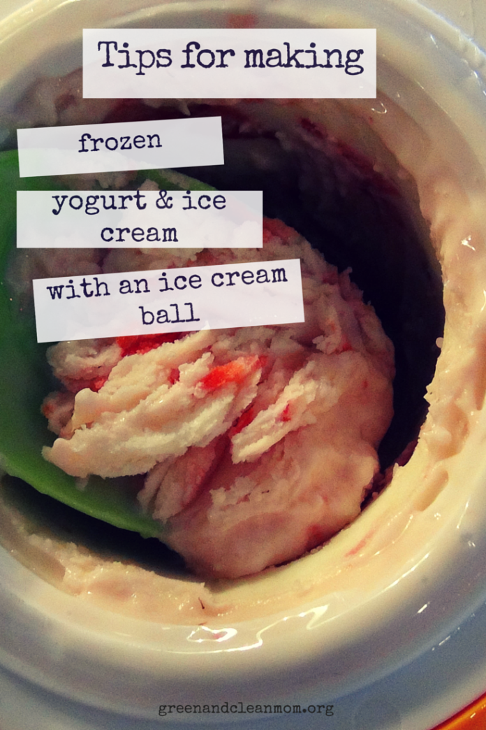 Quick and Easy Homemade Frozen Yogurt and Ice Cream