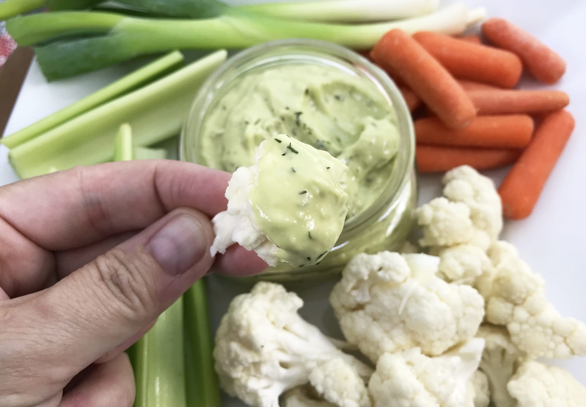 Healthy Avocado Veggie Dip Recipe ⋆ Green and Clean Mom Blog